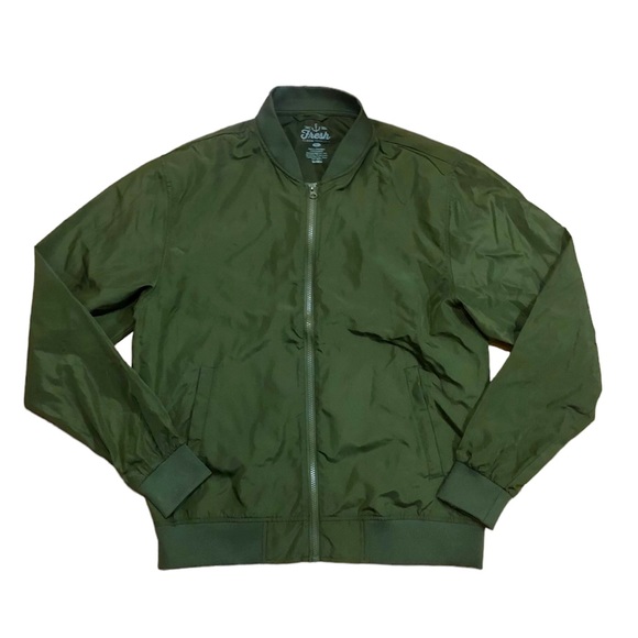 Army green bomber jacket, large - Picture 6 of 6